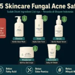 skincare fungal acne safe rekomendasi Shopee Indonesia 5 pilihan terbaik terverifikasi