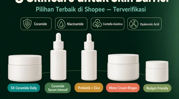 skincare untuk memperkuat skin barrier rekomendasi terbaik Shopee ceramide