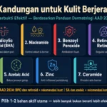 kandungan skincare yang wajib ada untuk kulit berjerawat 7 bahan aktif terbukti efektif