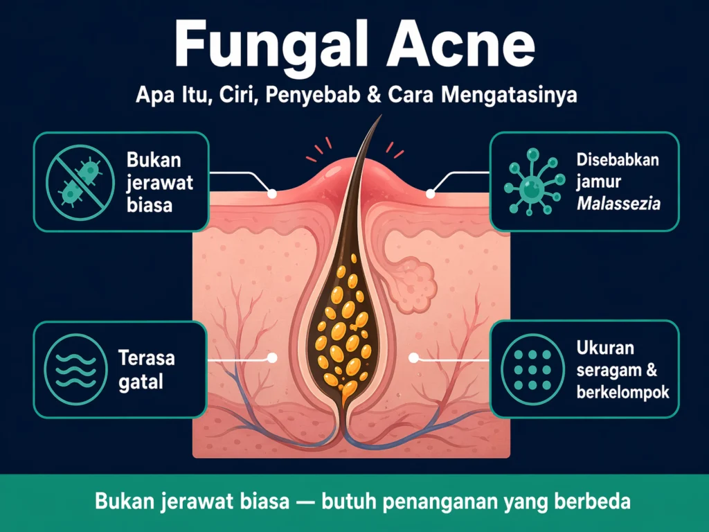 apa itu fungal acne penyebab ciri-ciri dan cara mengatasinya