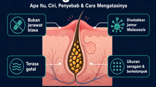 apa itu fungal acne penyebab ciri-ciri dan cara mengatasinya