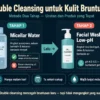 double cleansing untuk kulit bruntusan cara yang benar micellar water facial wash