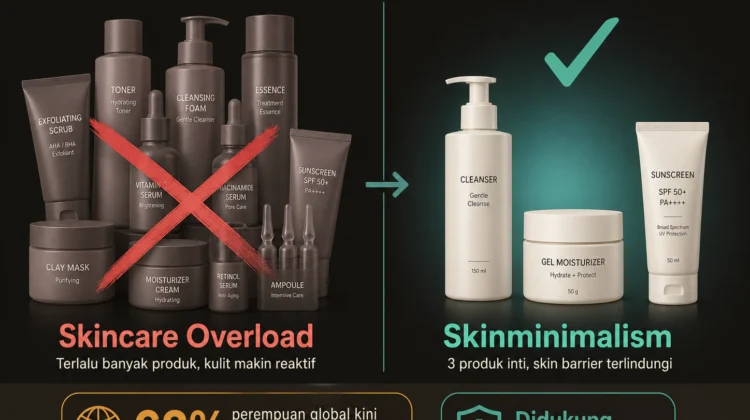 skinminimalism cara merawat skin barrier dengan lebih sedikit produk rutinitas minimalis
