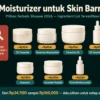 rekomendasi moisturizer untuk skin barrier terbaik Shopee 2026 ceramide terverifikasi