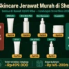 skincare jerawat murah Shopee terbukti efektif 7 pilihan terbaik di bawah 100 ribu
