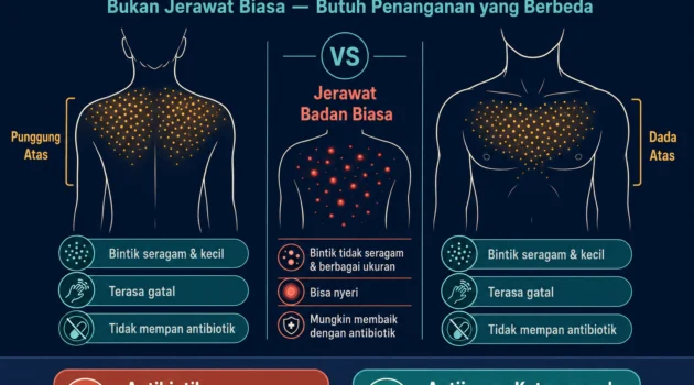 fungal acne di punggung dan dada ciri-ciri cara mengatasi beda dari jerawat badan biasa